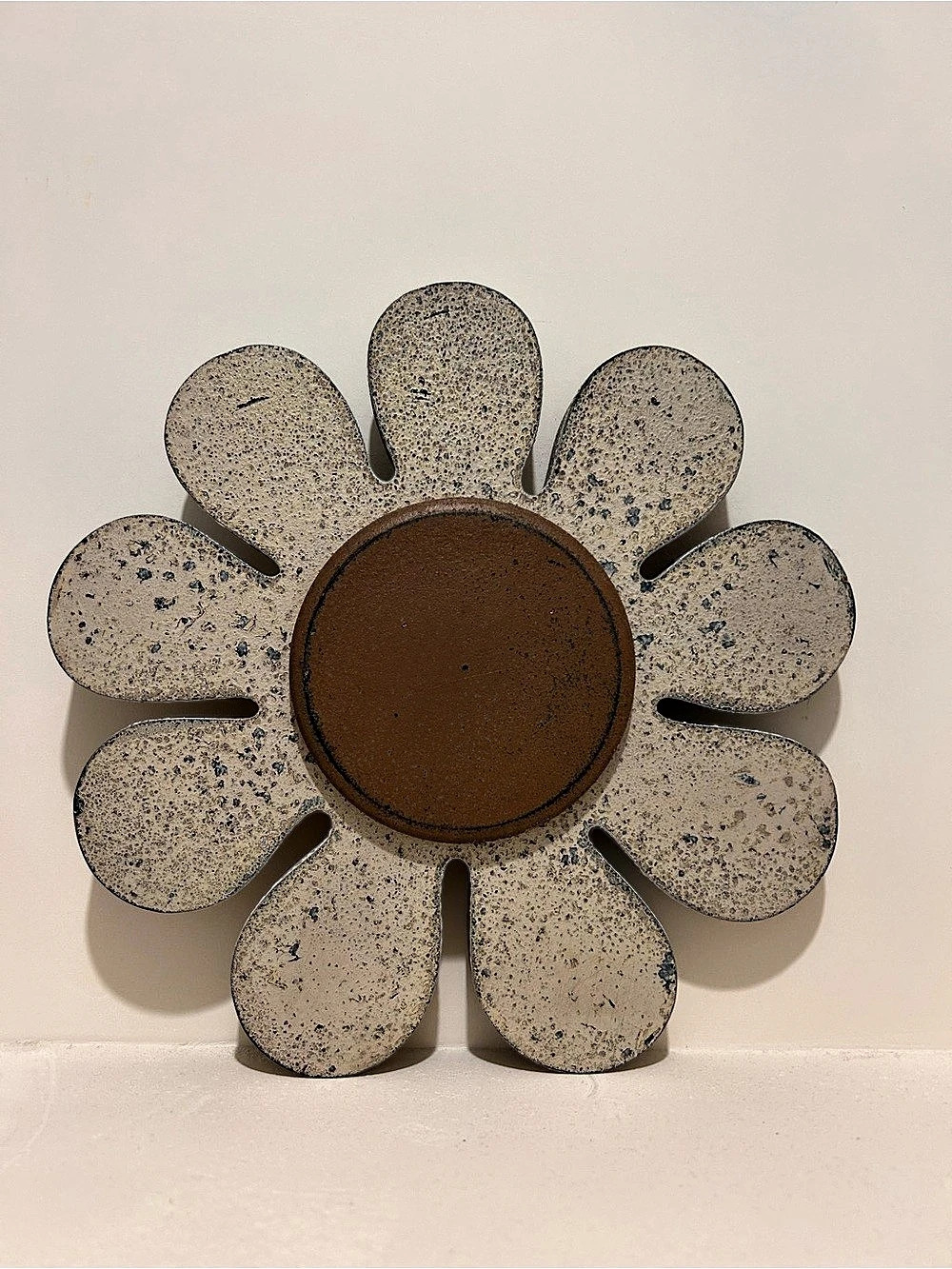 Flower Wall Decor Brown & Cream